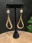 Gold Snake Chain Earring