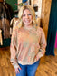 Khaki Patchwork Top