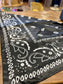 Black Paisley Wild Rag