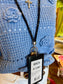 Black Sparkle Lanyard