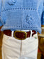 Paisley Cut Out Belt