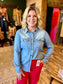 Chambray Button Up Top