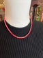 Red Disc Necklace