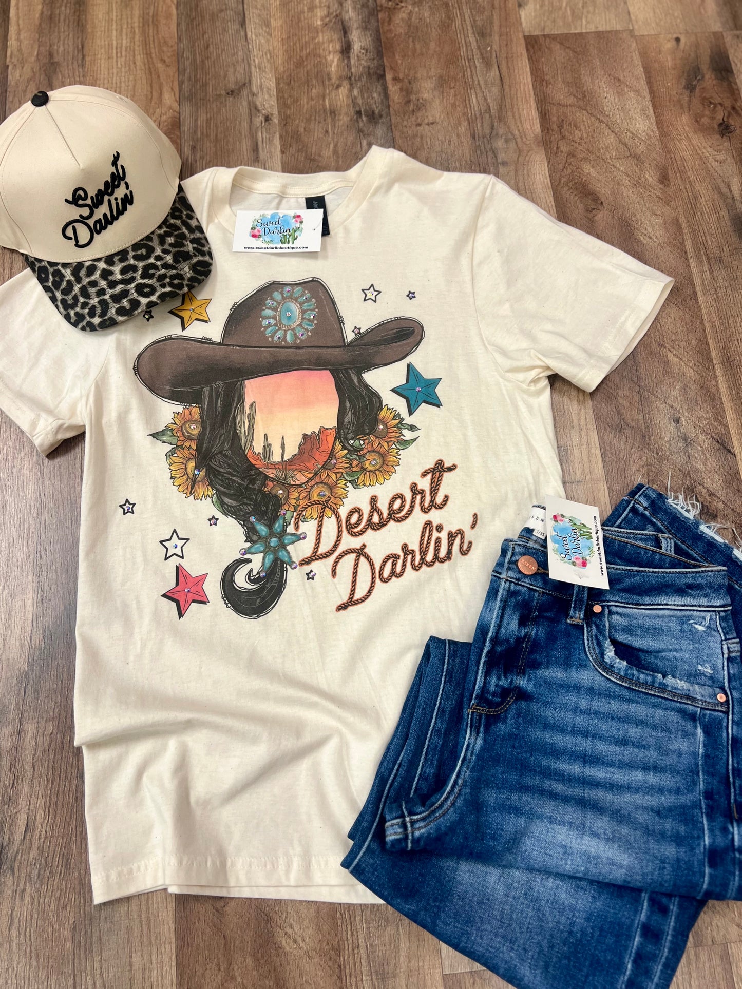 Embellished Desert Darlin Tee