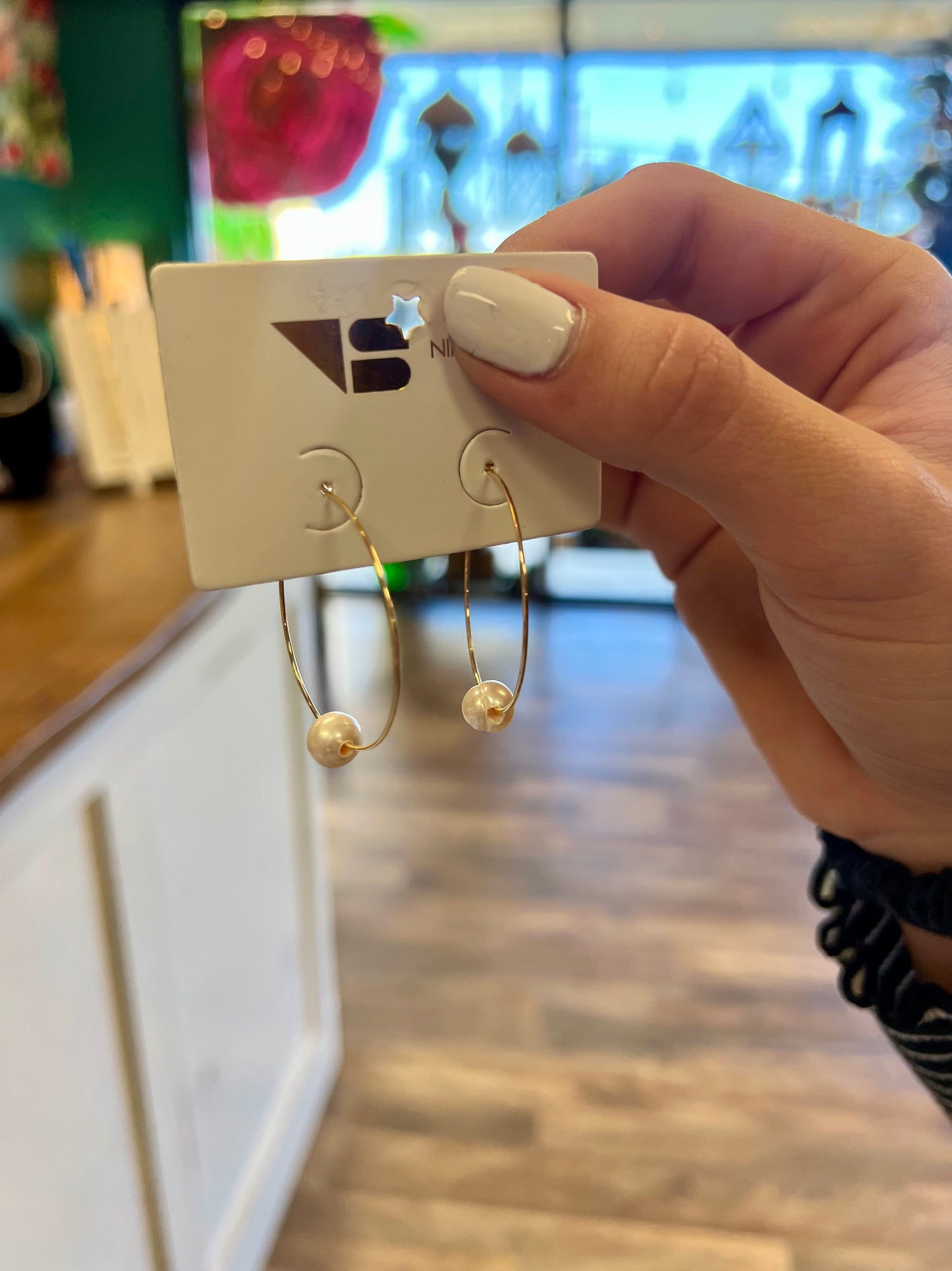 Waterproof Hoop Gold Plated Earrings
