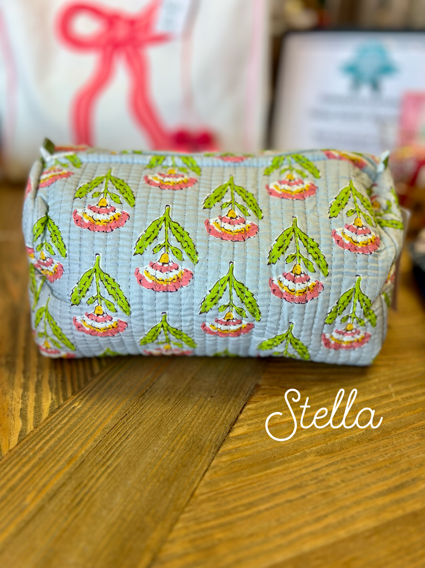 Quilted Cosmetic Bag