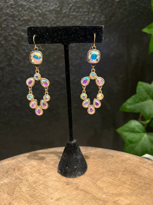 Rhinestone Chandelier Earring