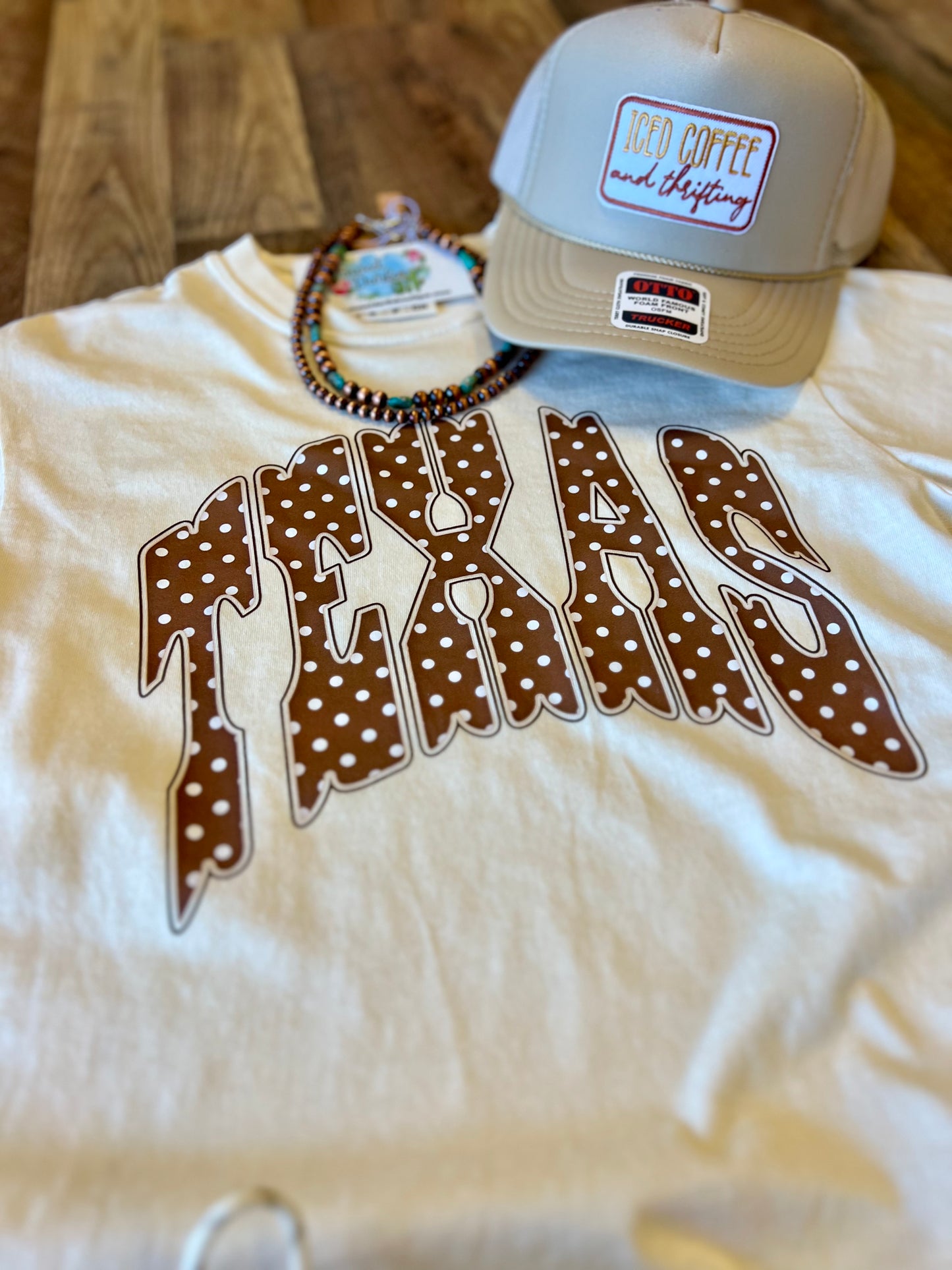 Polka Dot Texas Tee