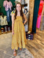 Mustard Floral Maxi
