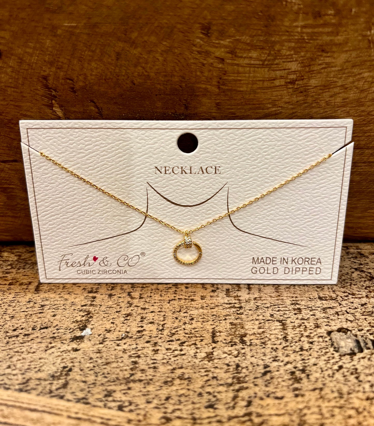Diamond Circle Necklace