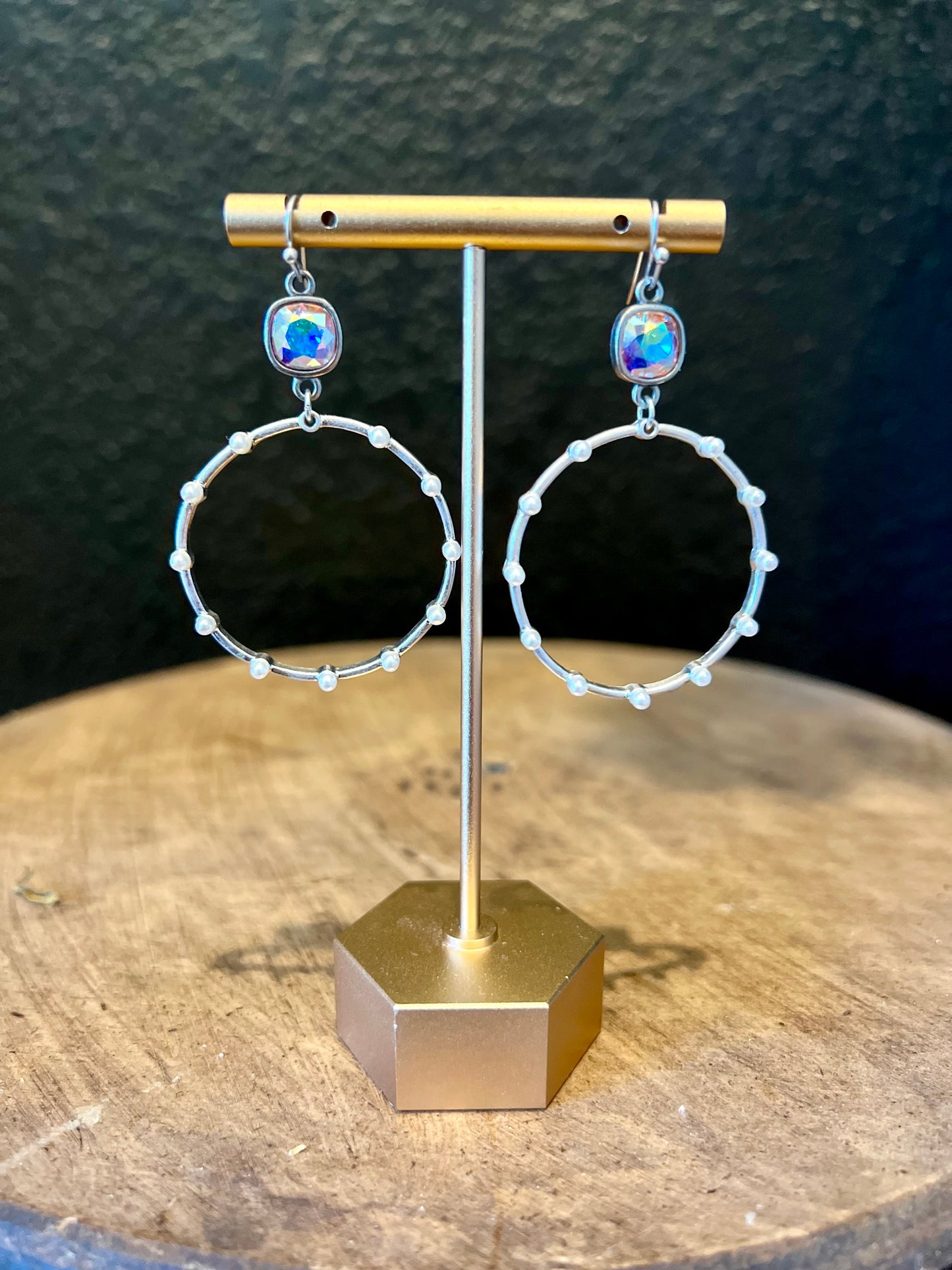 Pearl Hoop Earring