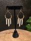 Chevron Teardrop Earring