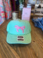 Pink Bow Mint Hat