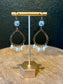 Lace Beaded Teardrop Earring