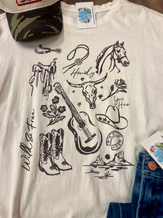 Western Scene Tee