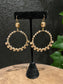 Champagne Hoop Earring