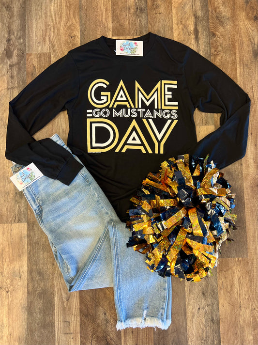 Mustangs Game Day Long Sleeve Tee