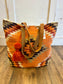 Orange Aztec Tote