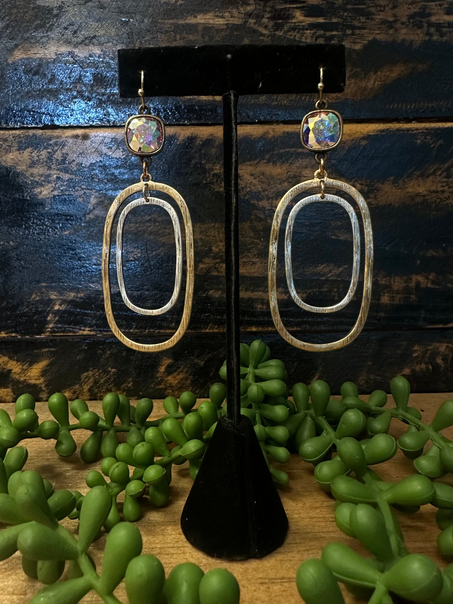 Double Oval Earring