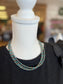 Triple Strand Turquoise Peep Necklace