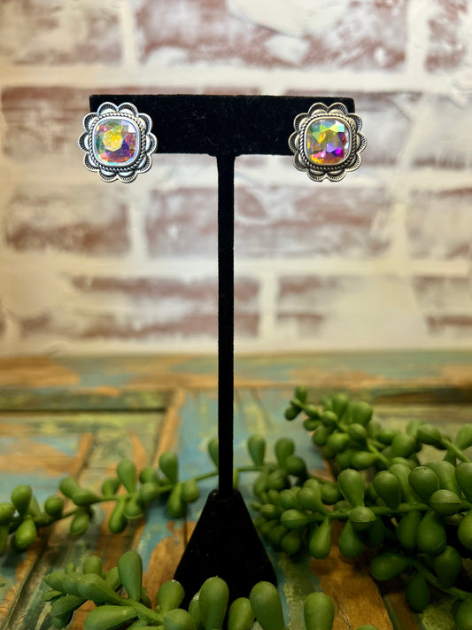 Concho Post Earring
