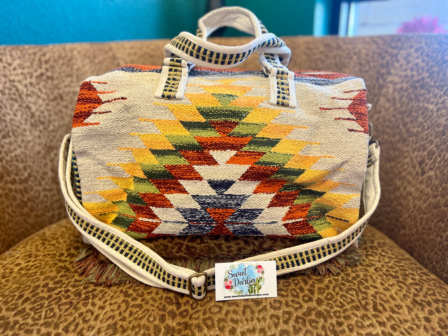 Multi Aztec Duffle