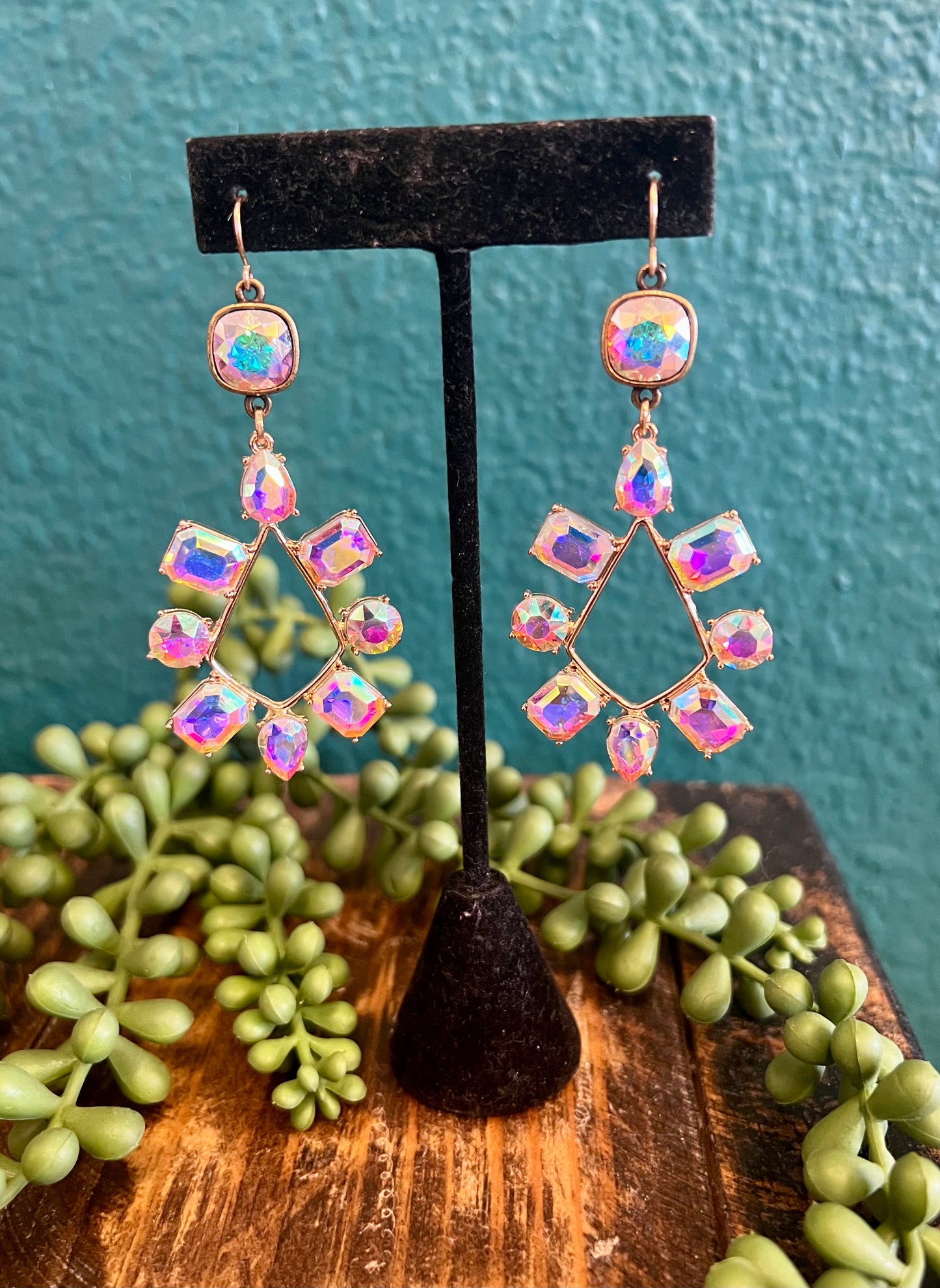 Flashy Teardrop Earrings