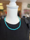 Turquoise Disc Necklace