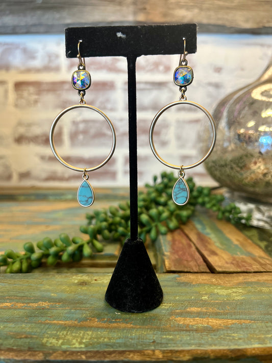 Turquoise Drop Earrings