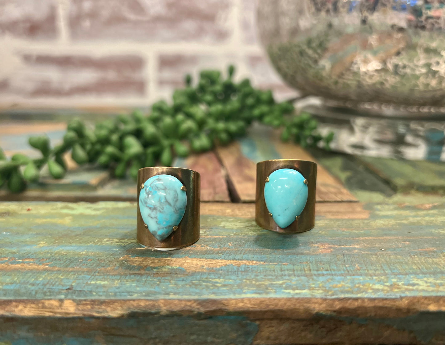 Adjustable Turquoise Ring