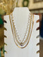 4 Strand Glitz Necklace