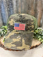 American Flag Camo Hat